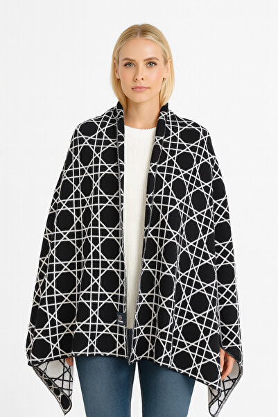 Sebir Moda din material subțire Tricotaj șal - cu model Cannage