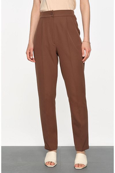 Fatma Atasoy Fit Pants Chocolate Brown