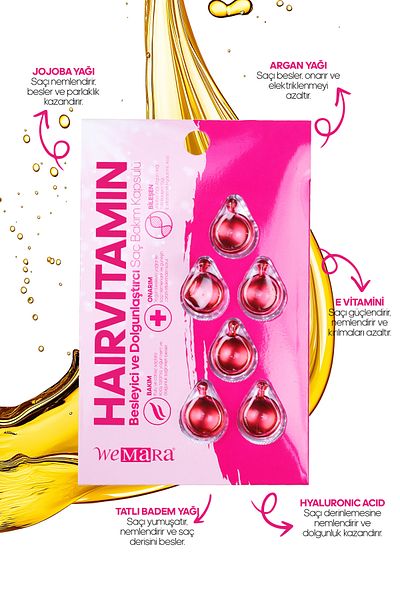 Mara Nourishing and Plumping Hair Care Capsule 6 Pcs