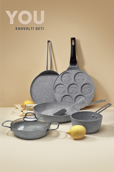 Gigilli You 7 Piece Granite Breakfast Set