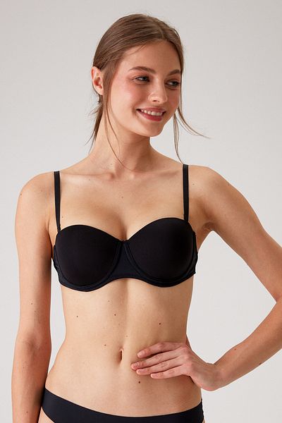 Pierre Cardin Σουτιέν Siena Micro Strapless Back Low-cut – Χωρίς εσώρουχο, χωρίς γέμιση, χρώμα και διαφανές λουράκι ώμου με δώρο
