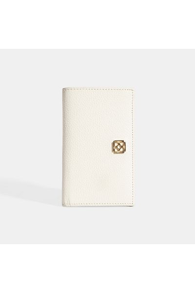 Desa Women's White Leather Wallet