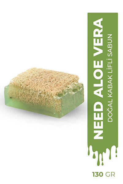 NEED COSMETİCS Need Doğal Kabak Lifli Aloe Vera Sabun 130 gr