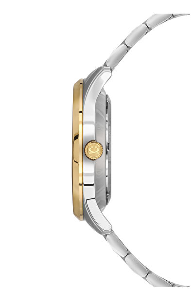 Nacar Sapphire Glass Classic Silver - Gold Men's Watch Nc42-299358-Cwm