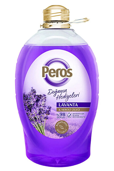Peros 4 Adet-sıvı Sabun Lavanta & Neroli Çiçeği 3 Kg X 4lü Süper Avantaj Paketi