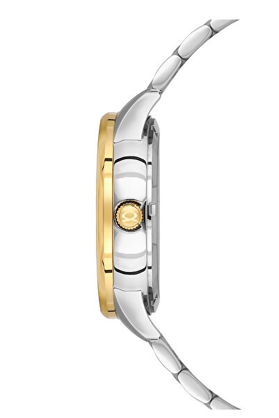 Nacar Sapphire Glass Classic Silver - Gold Men's Watch Nc42-299357-Cbm