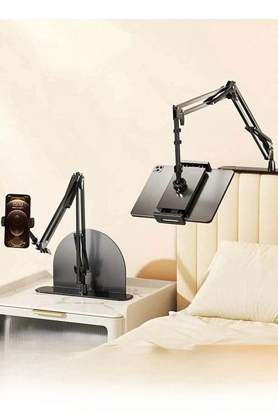 Generic Hidden Bedside Stand Mobile Phone Tablet Stand Ipad Stand 360° Adjustable Foldable