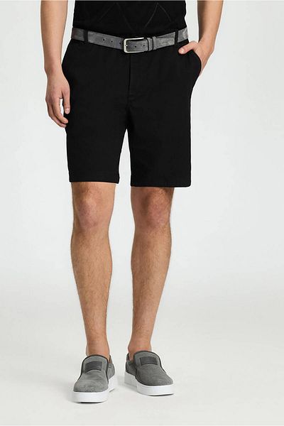 Hemington Black Shorts with Elastic Waist