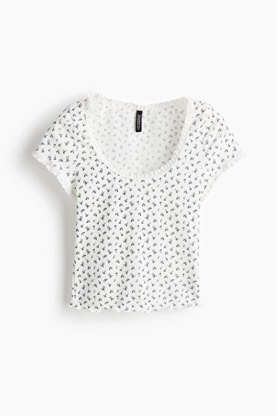 H&M Dantel Şeritli Üst
