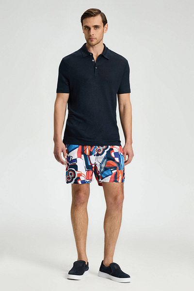 Hemington Blue Pattern Custom Cut Quick Dry Swimsuit