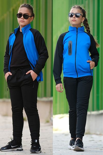 Zaziko Kids Σετ φόρμας Unisex Diver Fabric Hooded Esf-600-z