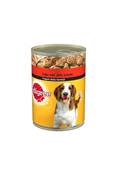 Pedigree Adult Sığırlı Konserve Yaş Mama 400 gr - 12 Adet