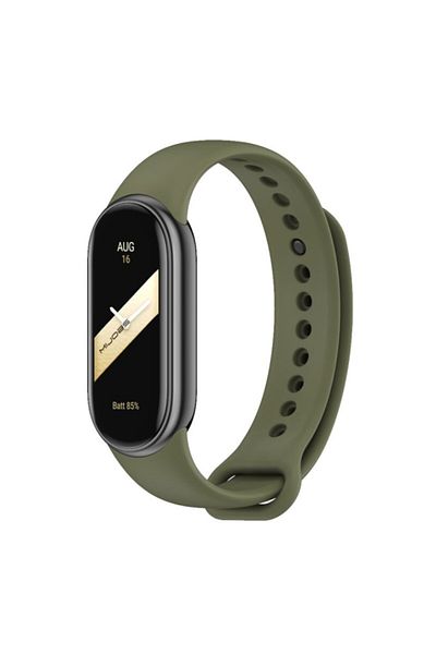 Techmaster سوار معصم ذكي متوافق مع Xiaomi Mi Band 8 9 10 من السيليكون