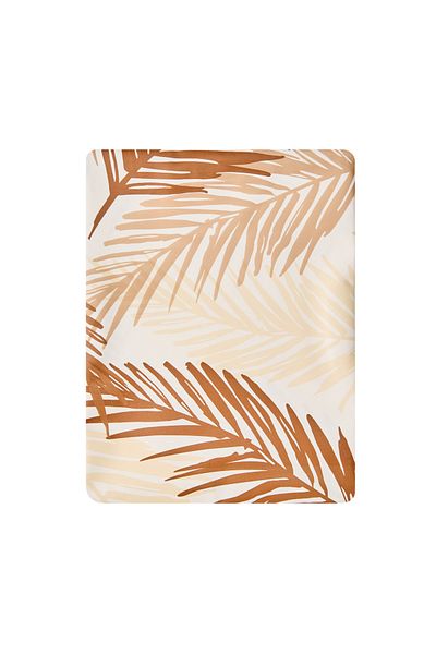 Retro Time Leaf Patterned Pvc Table Cloth - Colorful - 140X140 cm