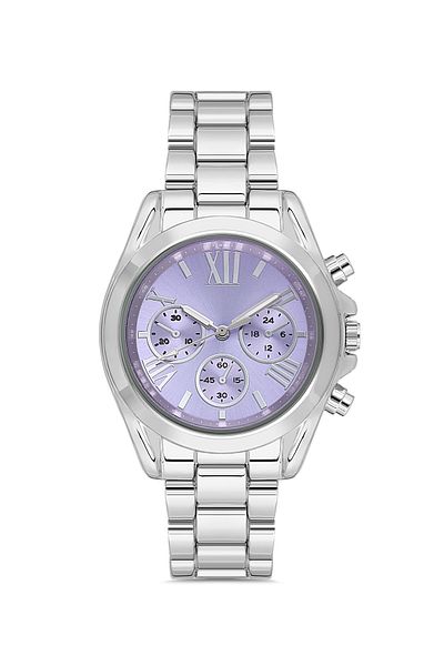 SPECTRUM PREMİUM Spectrum Premium Metal Cord Silver Color Colorful Dial Women Wristwatch