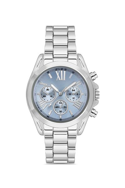 SPECTRUM PREMİUM Spectrum Premium Metal Cord Silver Color Colorful Dial Women Wristwatch