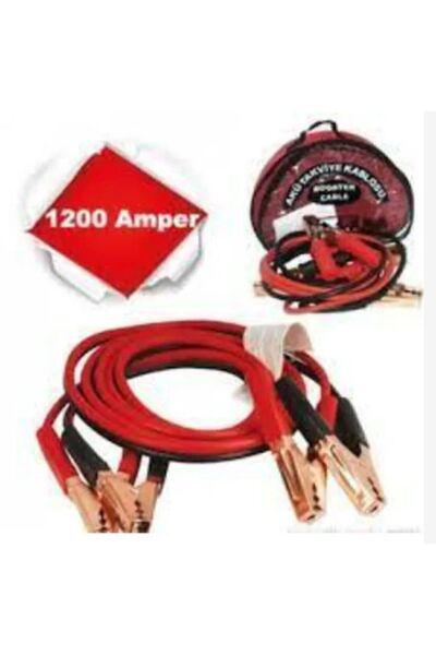 Halidi Trafik Seti 5 Li Set Bijon Anahtarı Kriko Takviye Kablosu Eldiven