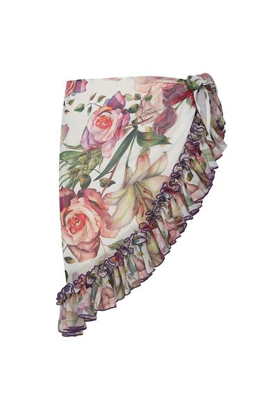 Nur Karaata Lily Bianca Pareo Skirt