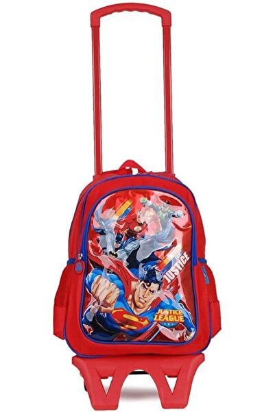 Hakan Çanta Justıce League Superman Batman Çekçekli Okul Çantası