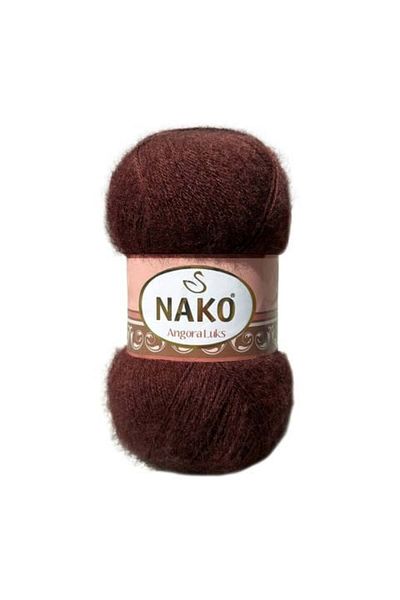 NAKO 5 τεμάχια Angora Lüks Σχοινί Πλεξίματος 13863 Ταμπά