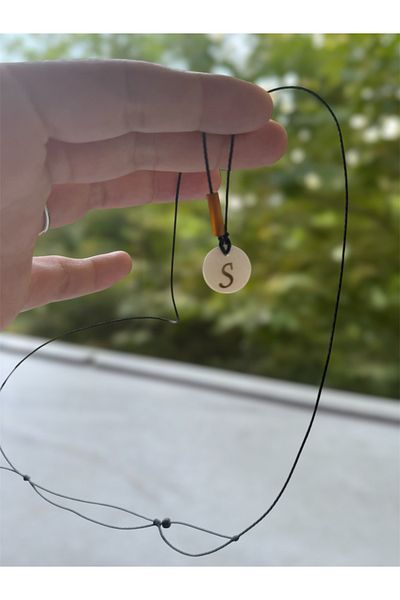 DGK COLLECTİON Letter S Complementary Adjustable Necklace