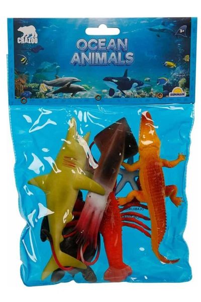 Hyd Toy Sea Creatures Ocean Animals Play Set Medium Size Water Game