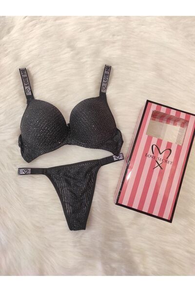 Modaley Giyim Push up Bra Underwear Set B Cup Without Box