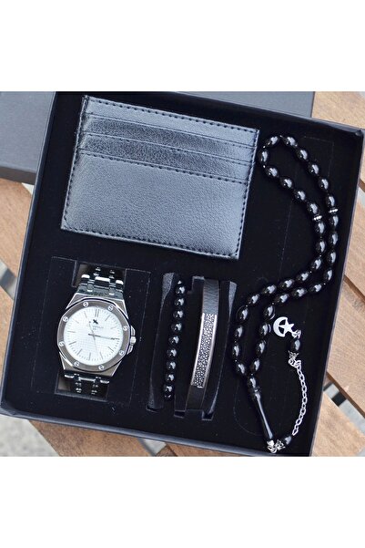 Polo Cüzdanlı Tespihli Erkek Saat Seti 3550