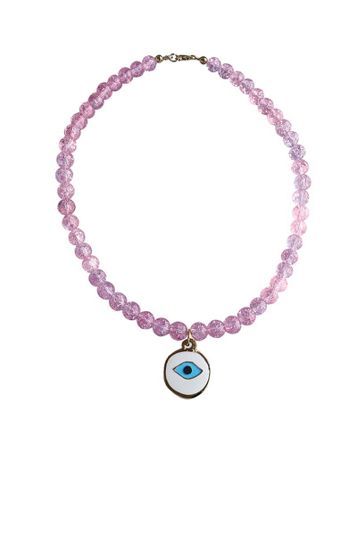 Venus Design Colorful Glass Bead Necklace