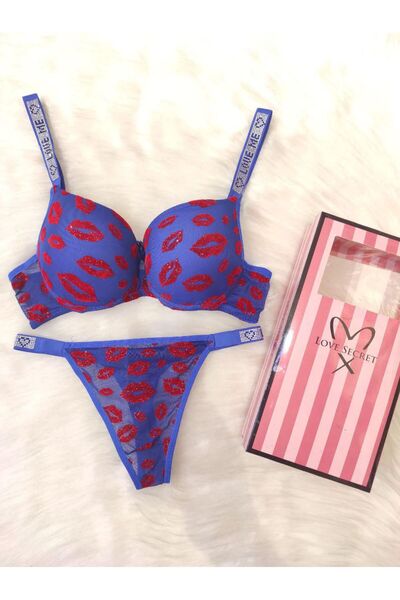 Modaley Giyim Push up Bra Underwear Set B Cup Without Box