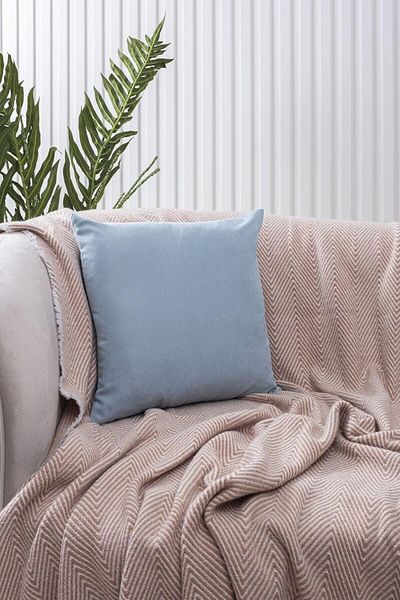 Mena Rise Diyar-ıFırsatShop HOME Husă de pernă turcoaz simplă Panorama cu mai multe opțiuni de culoare diferite, 3