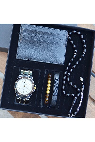 Polo Cüzdanlı Tespihli Erkek Saat Seti 3539