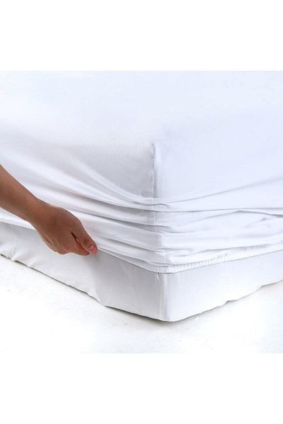 Mena Rise Şirinshop Turca-Ranforce 120X200 cm Elastic Sheet Set - White 1108107