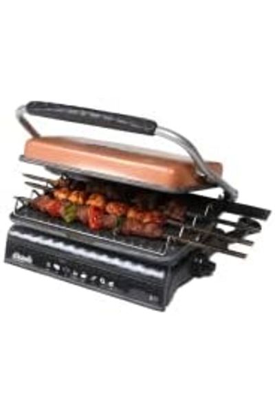 Mena Rise Şirinshop Dökümix Ultra Plus Organic Iron Casting Grill & Toaster Rosegold Grill Apa