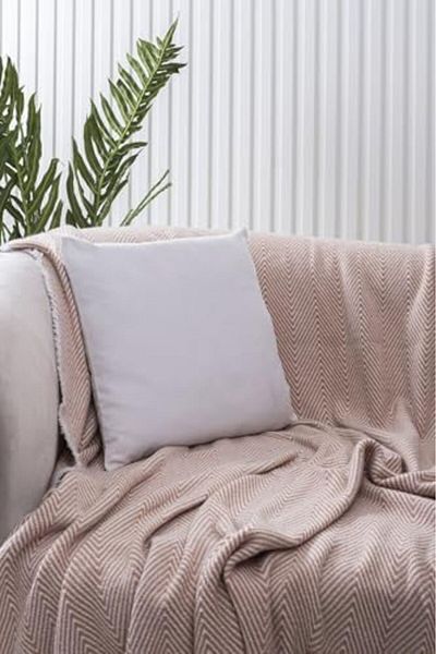 Mena Rise Diyar-ıFırsatShop HOME Husă de pernă Panorama simplă gri deschis cu mai multe opțiuni de culoare diferite