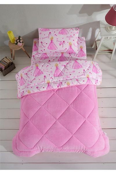 Mena Rise Murahzeshop Single Sheet Princess Patterned Double Sided Wellsoft Sleeping Set (Quilt + Sheet)