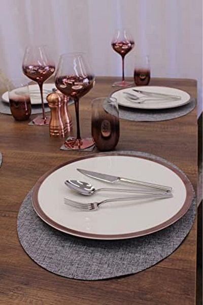 Mena Rise Şirinshop Oval Int Laser Cut American Service 2 Pcs 35X45 cm 1108107