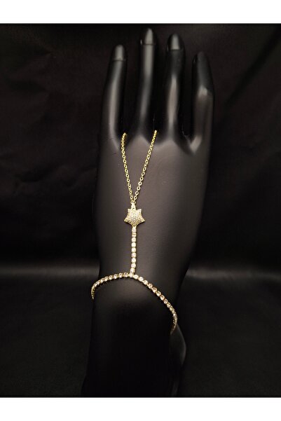 Han Ticarethane Gold Color Stone Waterway Model Star Detailed Shahmeran