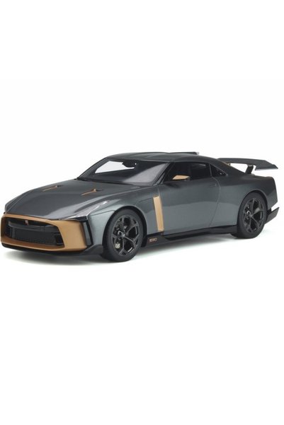 GT سيارة سبيريت 1:18 نيسان R- 50 Italdesign Liquid Kinetic Gray موديل 2018 مع...