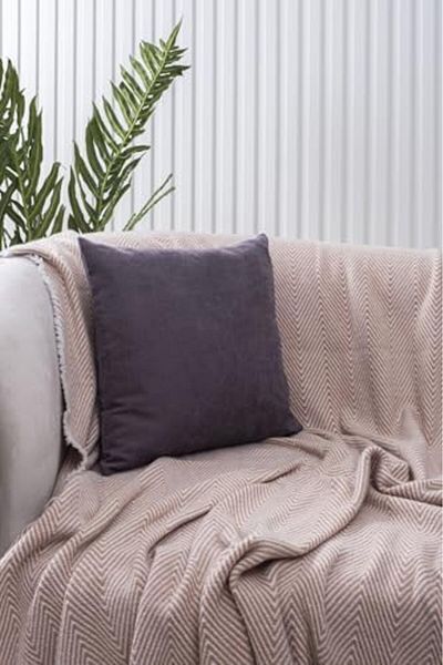 Mena Rise Diyar-ıFırsatShop HOME Husă de pernă Panorama simplă gri cu mai multe opțiuni de culoare diferite, 30 x