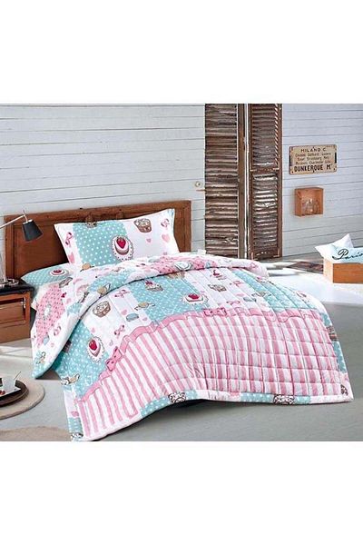 GENERAL Ming Li Summer Comforter Set 3-Piece Single Size Multi-Color Fabric 210x160 cm