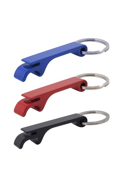 Ekospot Metal Opener Chocolate Anti-Scratching Set of 3 (Red-Black-Blue)