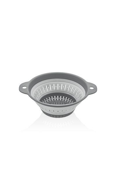 INTEREV Foldable Round Strainer - 1800 ml - Gray