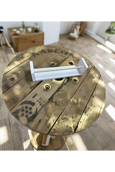 Sef moda 40 cm Mdf’lam tekli montessori duvar rafı & kitaplık beyaz