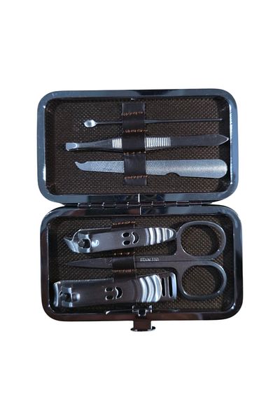 alpotekno 6 Piece Carrying Covered Manicure Pedicure Set