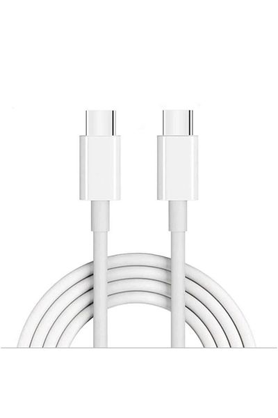 OEM Cablu de date si alimentare premium, 5A PD100W, USB Tip C tata la USB Tip C tata,lungime 1m, Alb