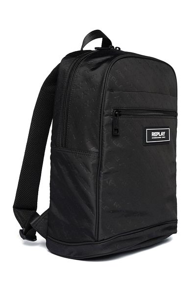 Replay backpack with logo pattern 27.5 X 37 X 18 cm