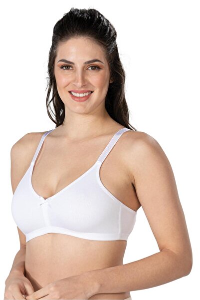 byasafkids White Mi Emay 1420 Modal Cotton Bra