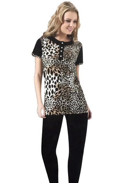 byasafkids Hmd Women's Leopard Tights Suit 60018