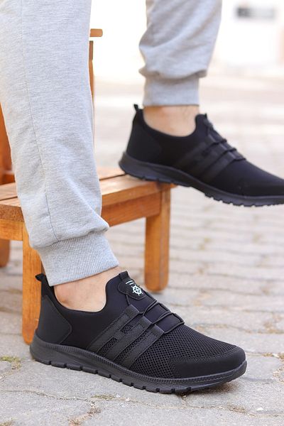 Vojo Comfortable Sole Mesh Laceless Casual Men's Sneakers Walking Running Sports Shoes